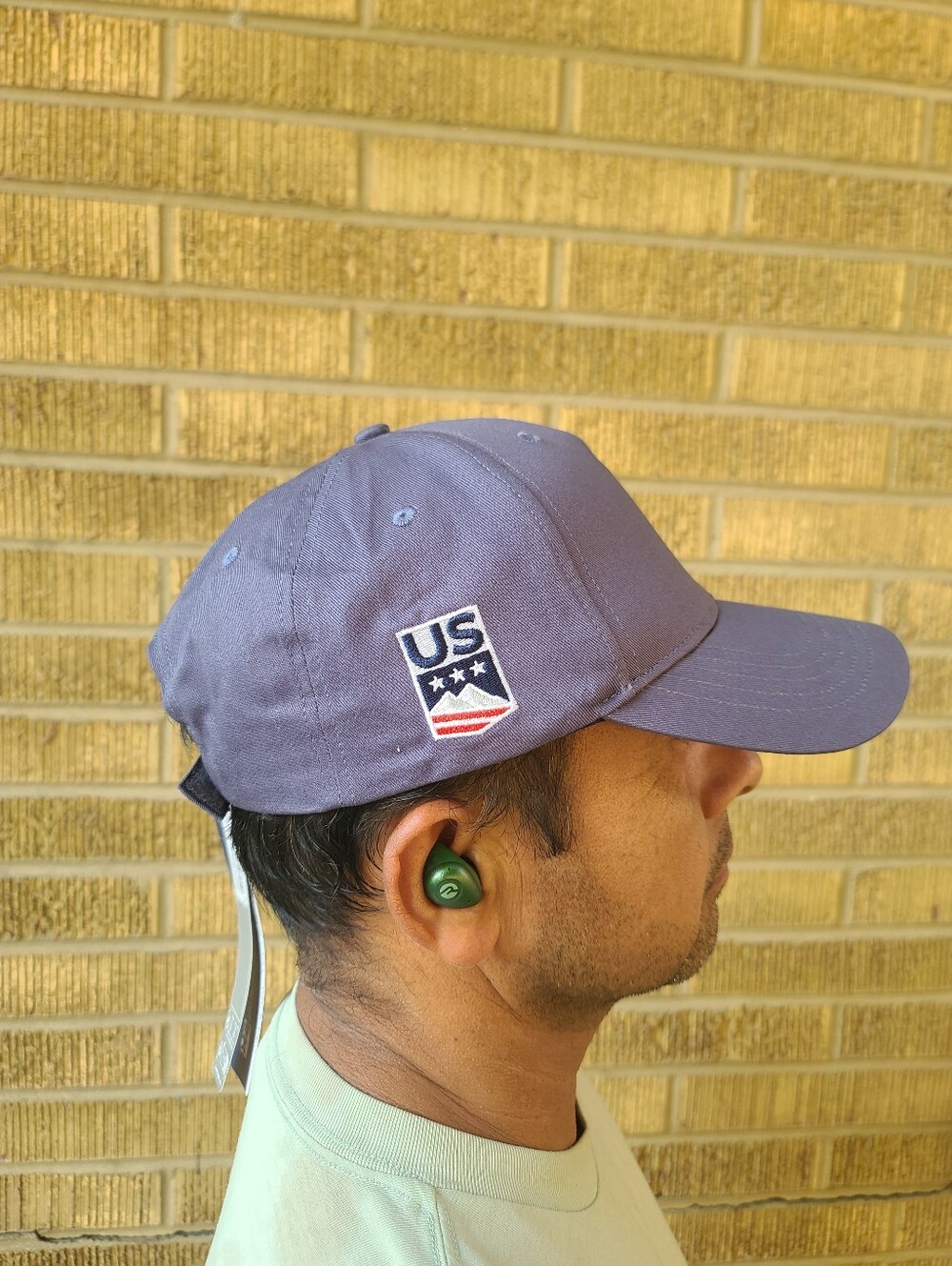 Kappa USA Ski & Snowboard Team Hat Gray Cssual Athletic